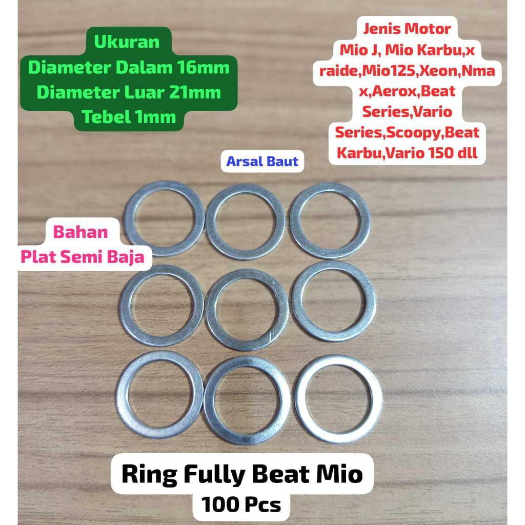 Ring Full Beat / Ring Rumah Roller ( Harga 100 Pcs )