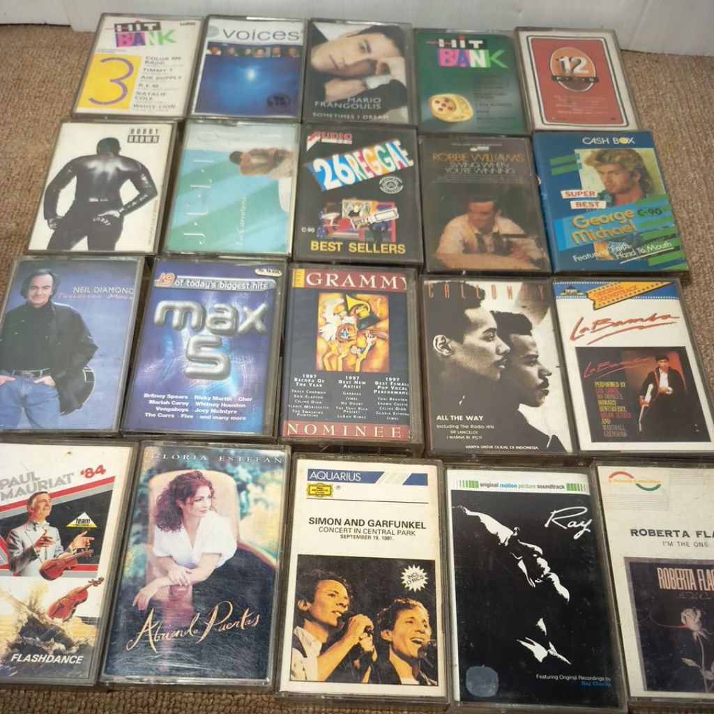 kaset pita barat dan indonesia