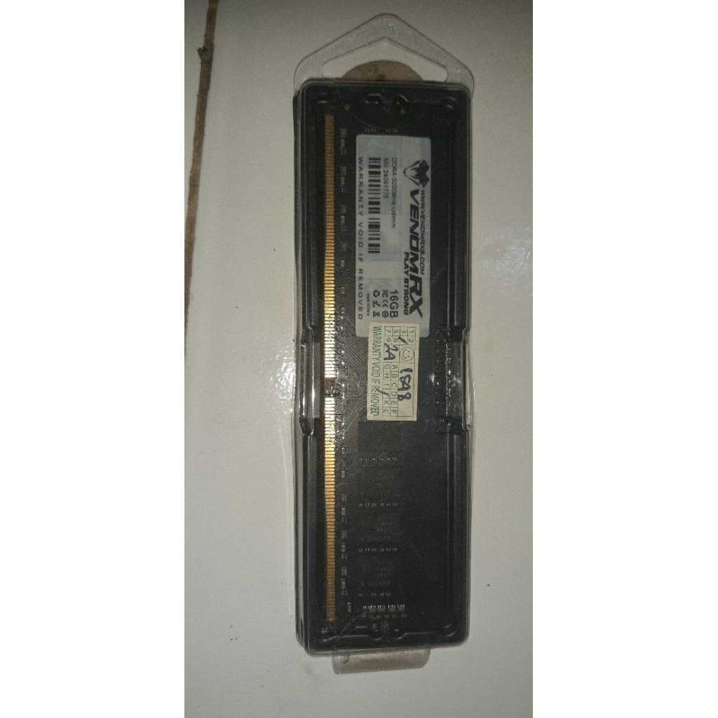 Ram ddr4 Venom rx 16Gb