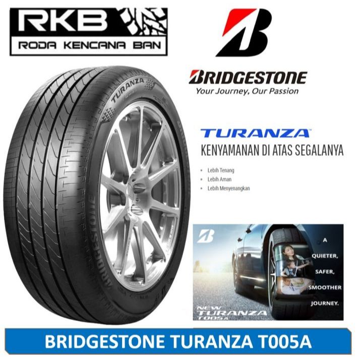Bridgestone Turanza T005A Ukuran 175/65 R14 Ban Mobil
