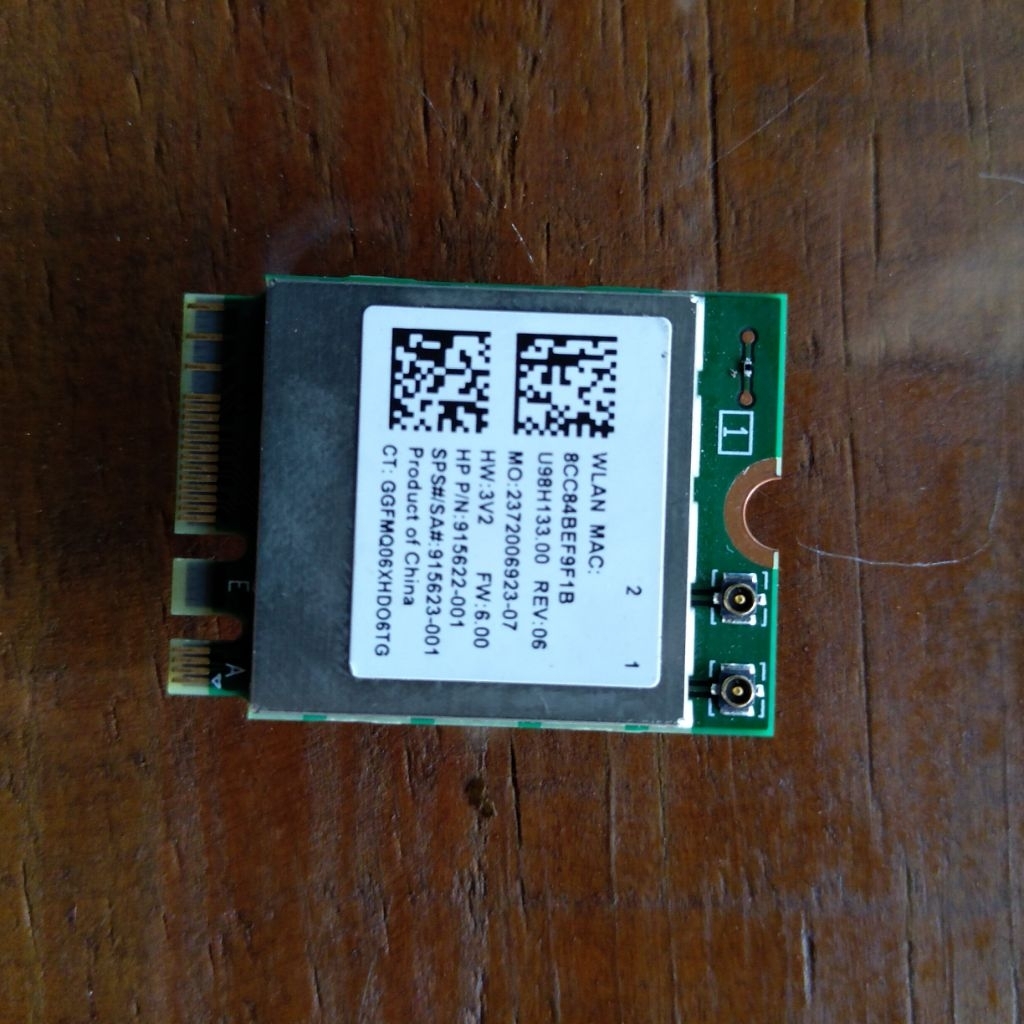 wifi card laptop hp pavilion 15-cw1039au