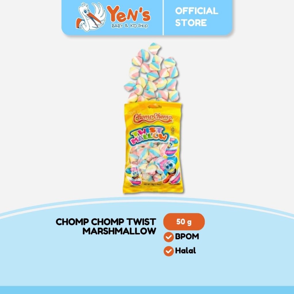Chomp Chomp Twist Mallow - Marshmallow