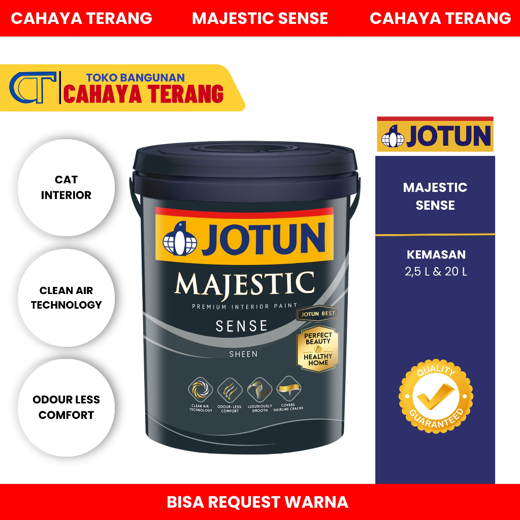 JOTUN MAJESTIC SENSE CAT TEMBOK INTERIOR 20L