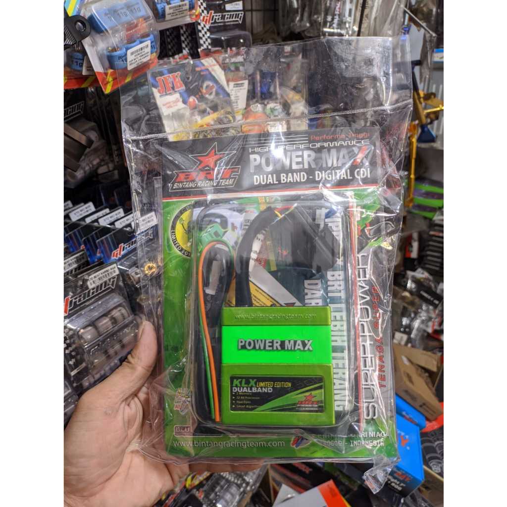 CDI BRT RACING POWER MAX DUALBAND DUAL BAND KLX 140 150 SE BF HIJAU LIMITED ORIGINAL BRT