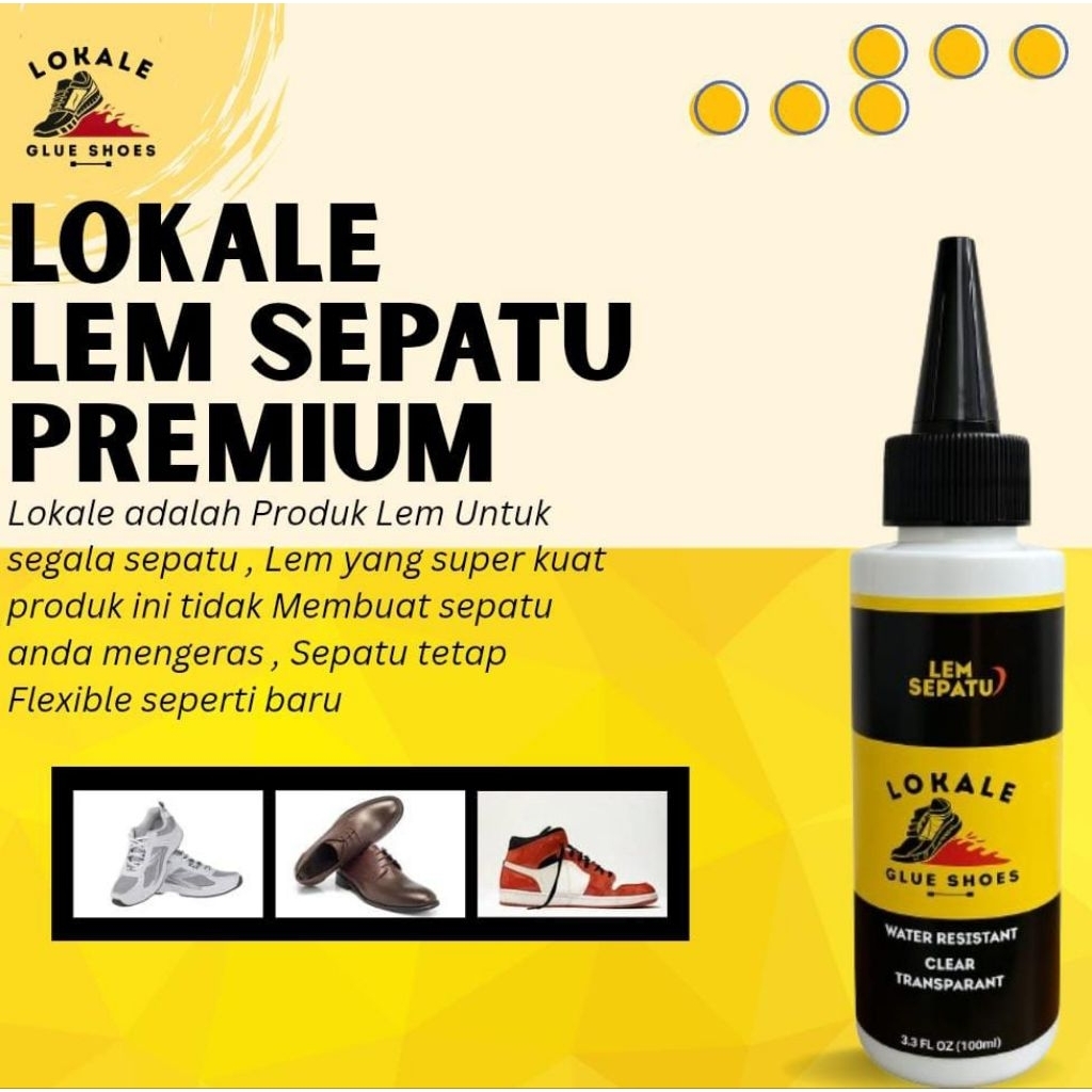 LEM LOKALE lem tanpa tiner lem bening lem super kuat lem sepatu karek sandal karet