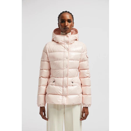 Moncler Barante Short Down Jacket, LD 53 cm, Panjang 69 cm