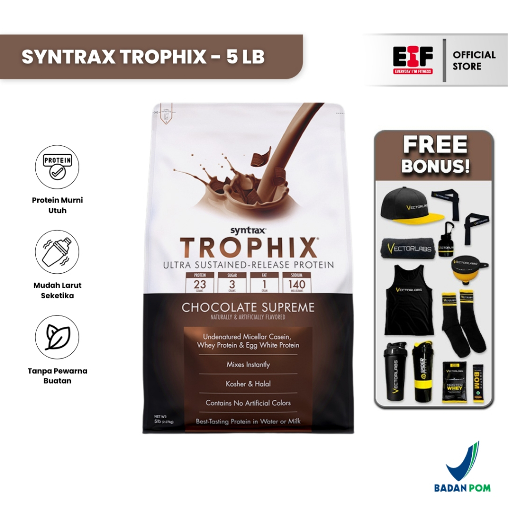 SYNTRAX Trophix Protein Casein Release 5lbs Whey Protein