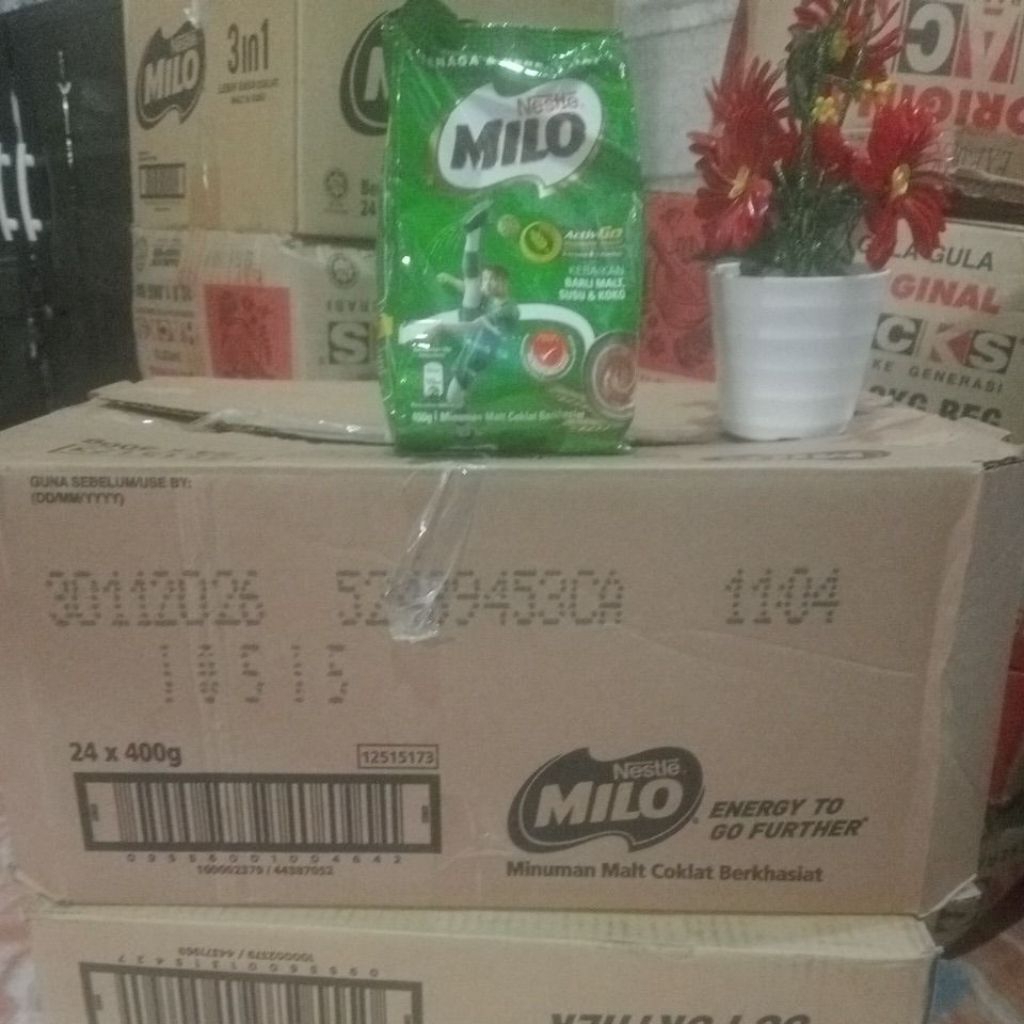 MILO 400g ORI Malaysia / dus
