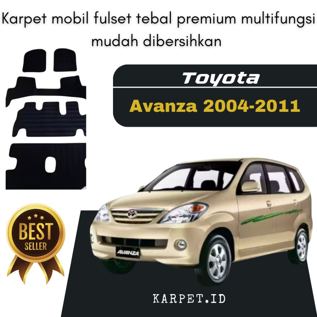 karpet.id karpet mobil Avanza 2004-2011 fulset