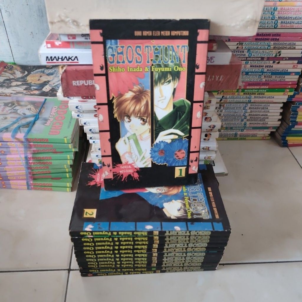 Komik Ghost Hunt Full set tamat 1-18 original Elex 1-12