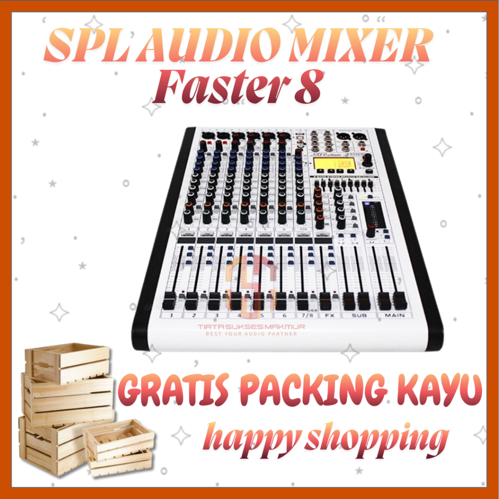 SPL Audio Mixer 8 Channel tipe Faster 8