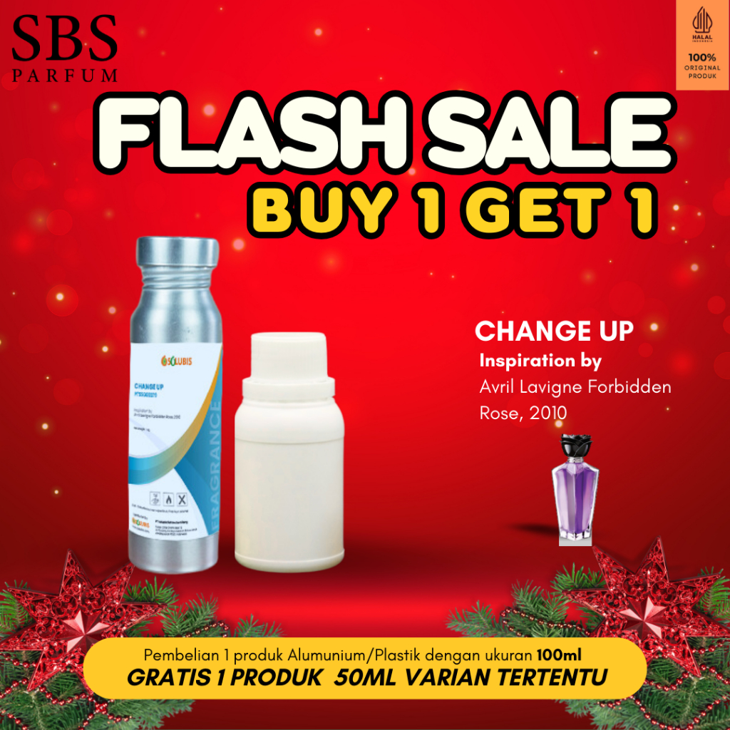 BUY 1 GET 1 FREE - Bibit Parfum Murni Original [Change Up] | 100ml - Inspired by Avril Lavigne Forbi