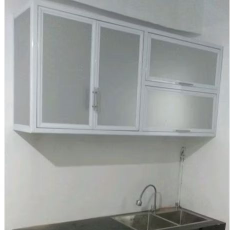 MCW furniture-LDG-211PS/Lemari dapur aluminium empat pintu/lemari dapur gantung aluminium/lemari dap