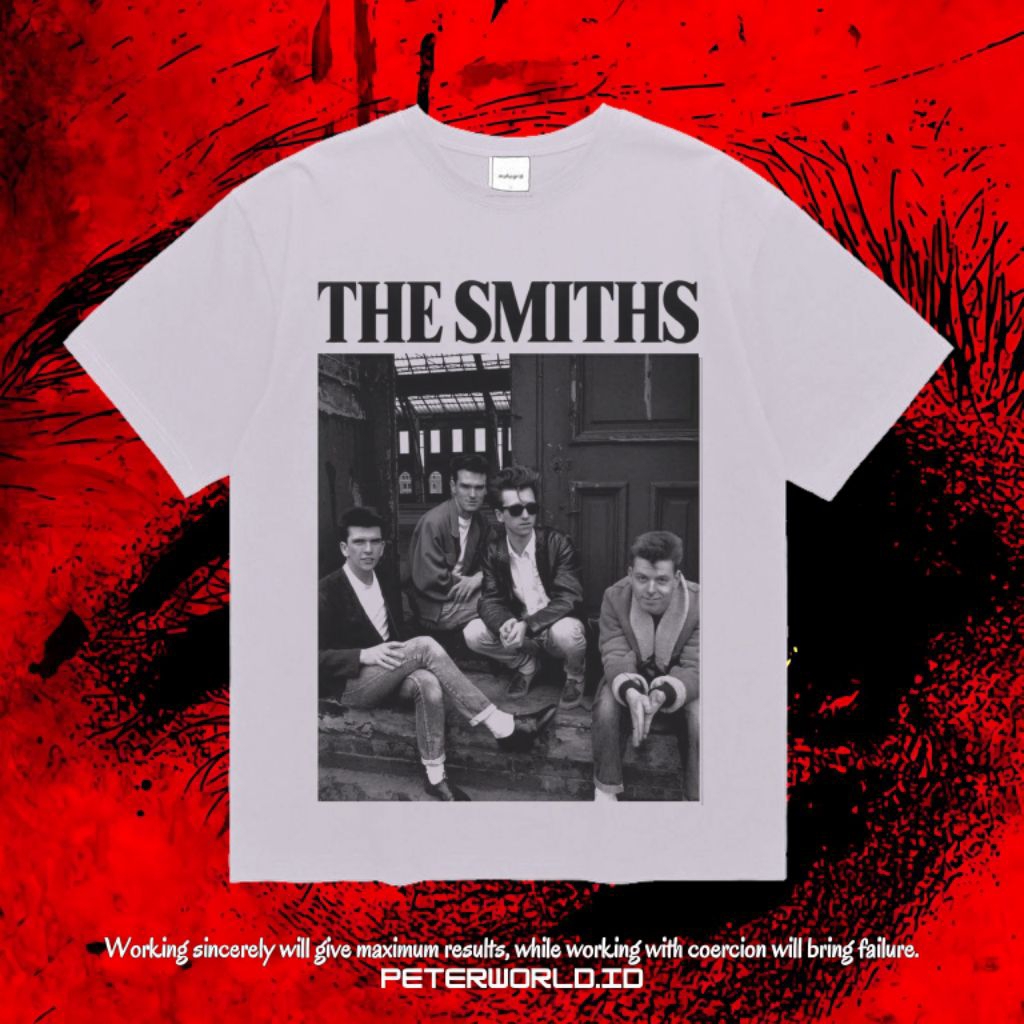 Peterworld "The Smiths" Kaos | T shirt | Kaos Band The Smiths Vintage Tee