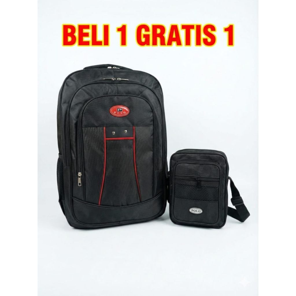tas polo brand pria dewasa polo centang beli 1 gratis tas kecil