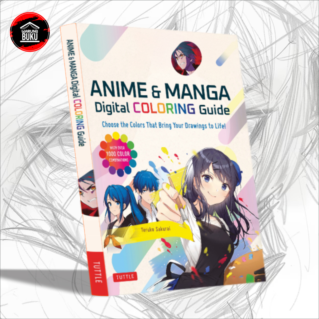 BUKU ANIME & MANGA DIGITAL COLORING GUIDE