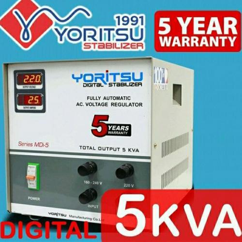 Yoritsu 5Kva Digital Stabilizer Accurate Fast/Stabilizer Digital Yoritsu Seri MD-5