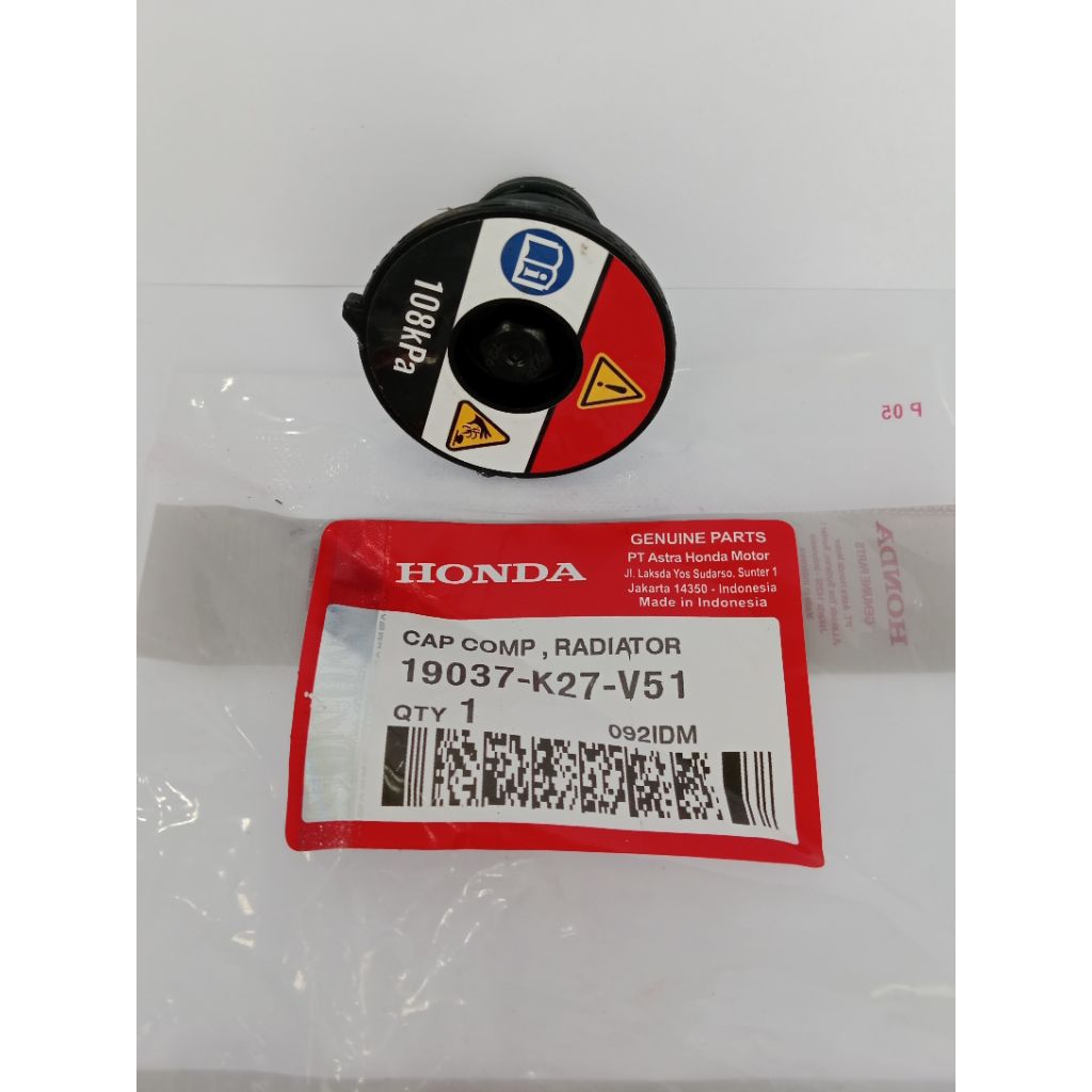 Tutup Air Radiator Vario 125 150 Led KODE PART (19037-K27-V51)