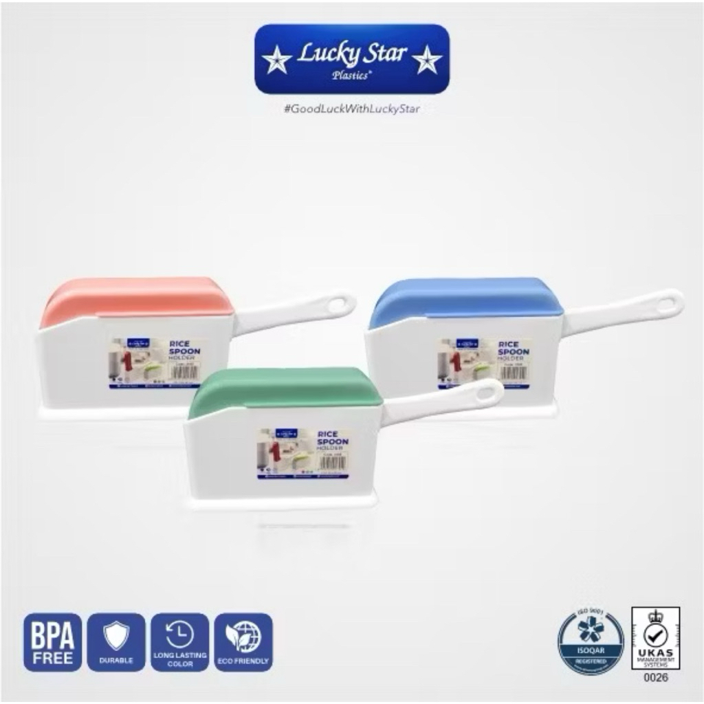Centong nasi LS + tempat / Rice Spoon Holder