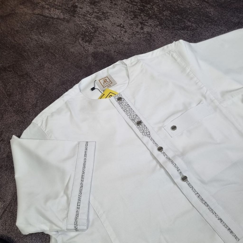 Gamis Jubah Alraz Pendek Putih Sabil