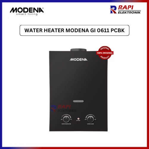 WATER HEATER MODENA GI0611 PCBK / Pemanas Air Gas Modena