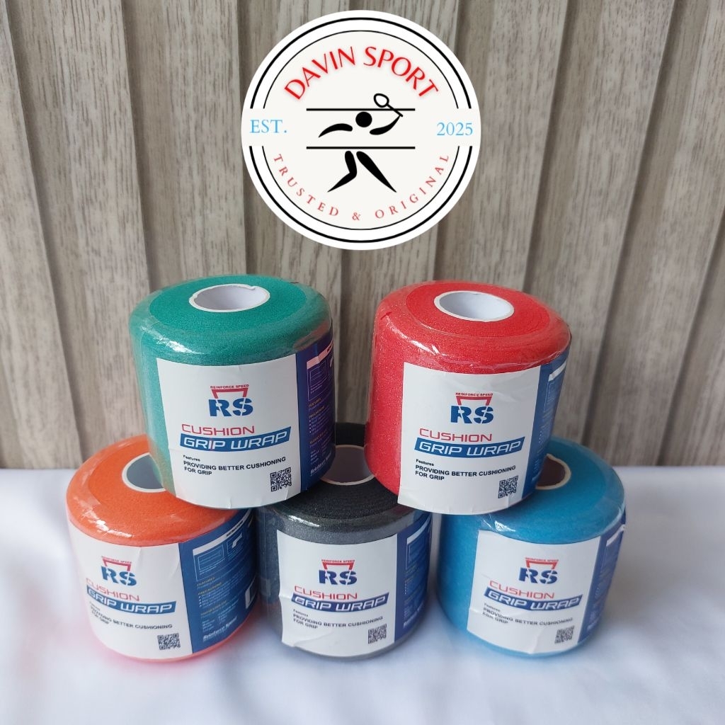 CUSHION WRAP RAKET BADMINTON "RS" Reinforce speed