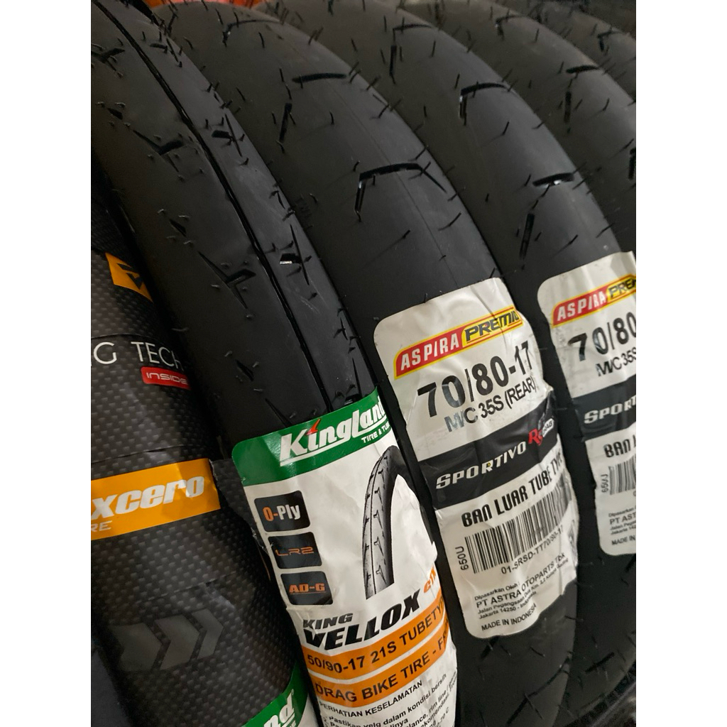 ban kingland 50/90-17 & 70/80-17 sportivo rs drag
