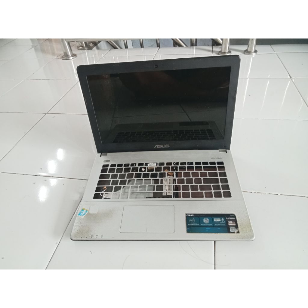 casing laptop asus A450L lengkap bonus lcd