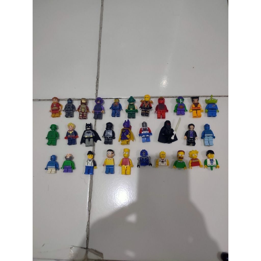 preloved mini figure lego campur