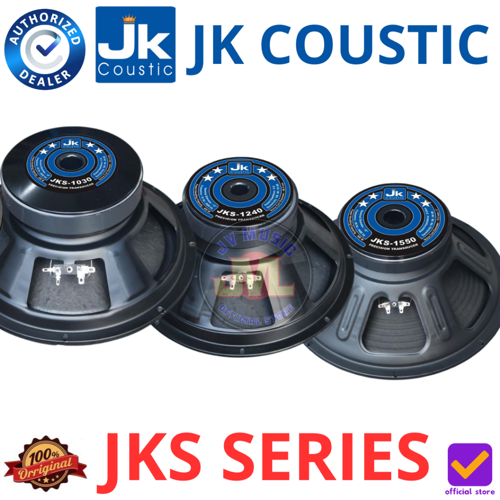 Jk Coustic JKS-1030/JKS-1240/JKS-1550 Component Speaker 10" 12" 15" Speaker Komponen