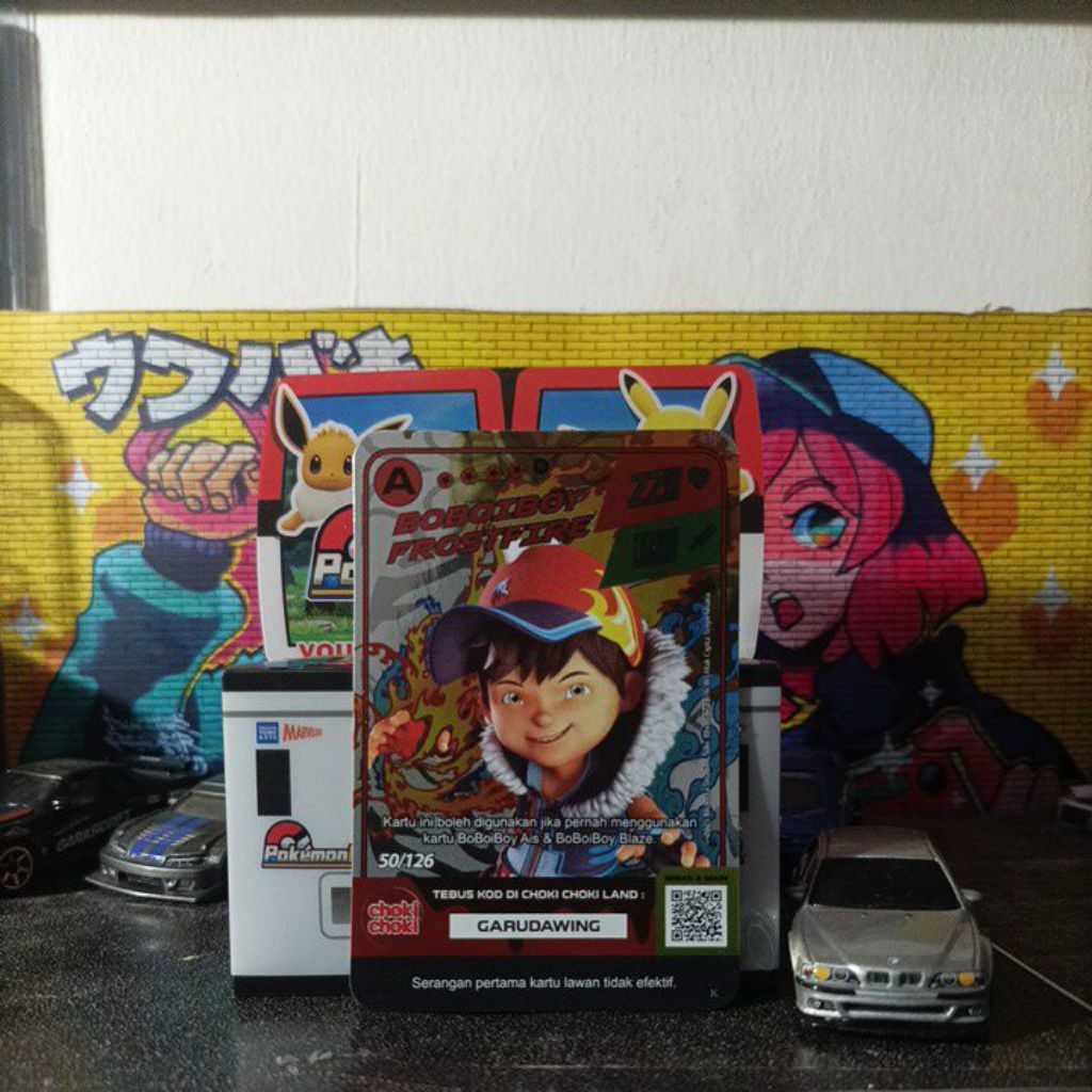 MONSTA GALAXY CARD BOBOIBOY FROSTFIRE