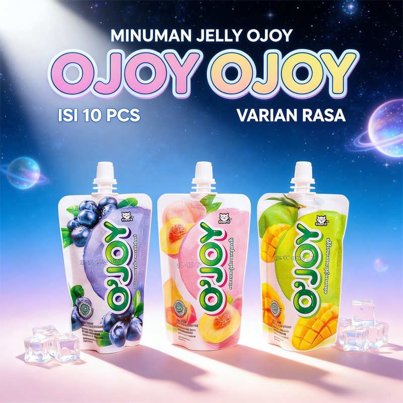 Minuman Jelly OJOY | Isi 10PCS | Aneka Varian Rasa