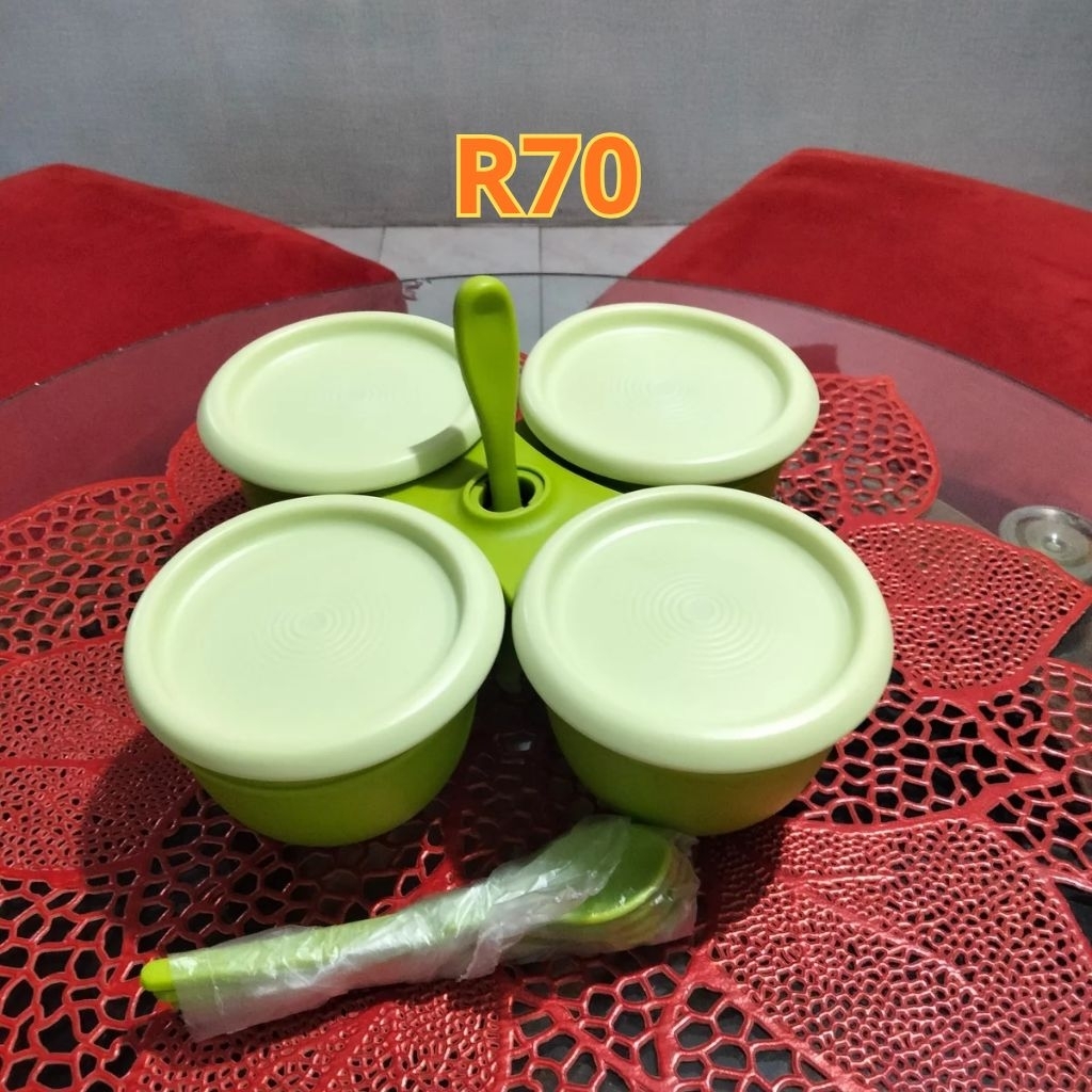 Tupperware Blossom Condimate Set 250ml Kode R70