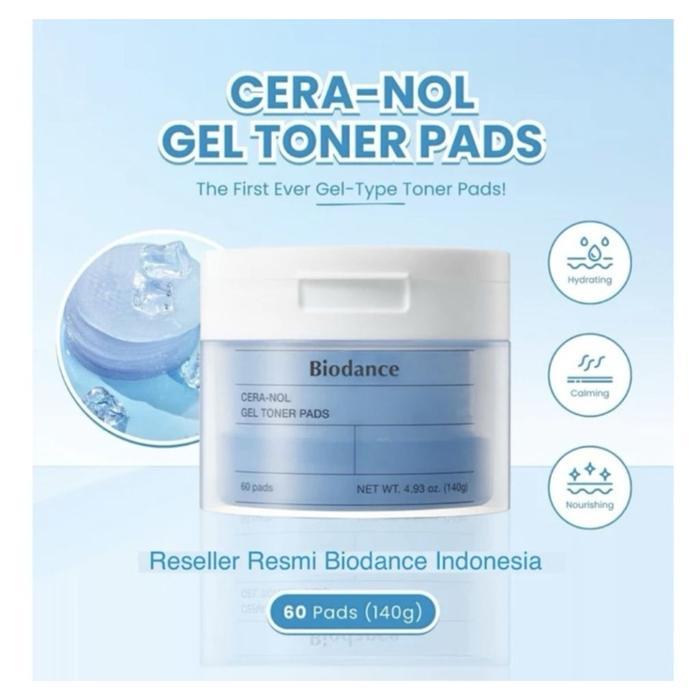 BIODANCE - Cera-Nol Gel Toner Pads [ 60 Pads ]