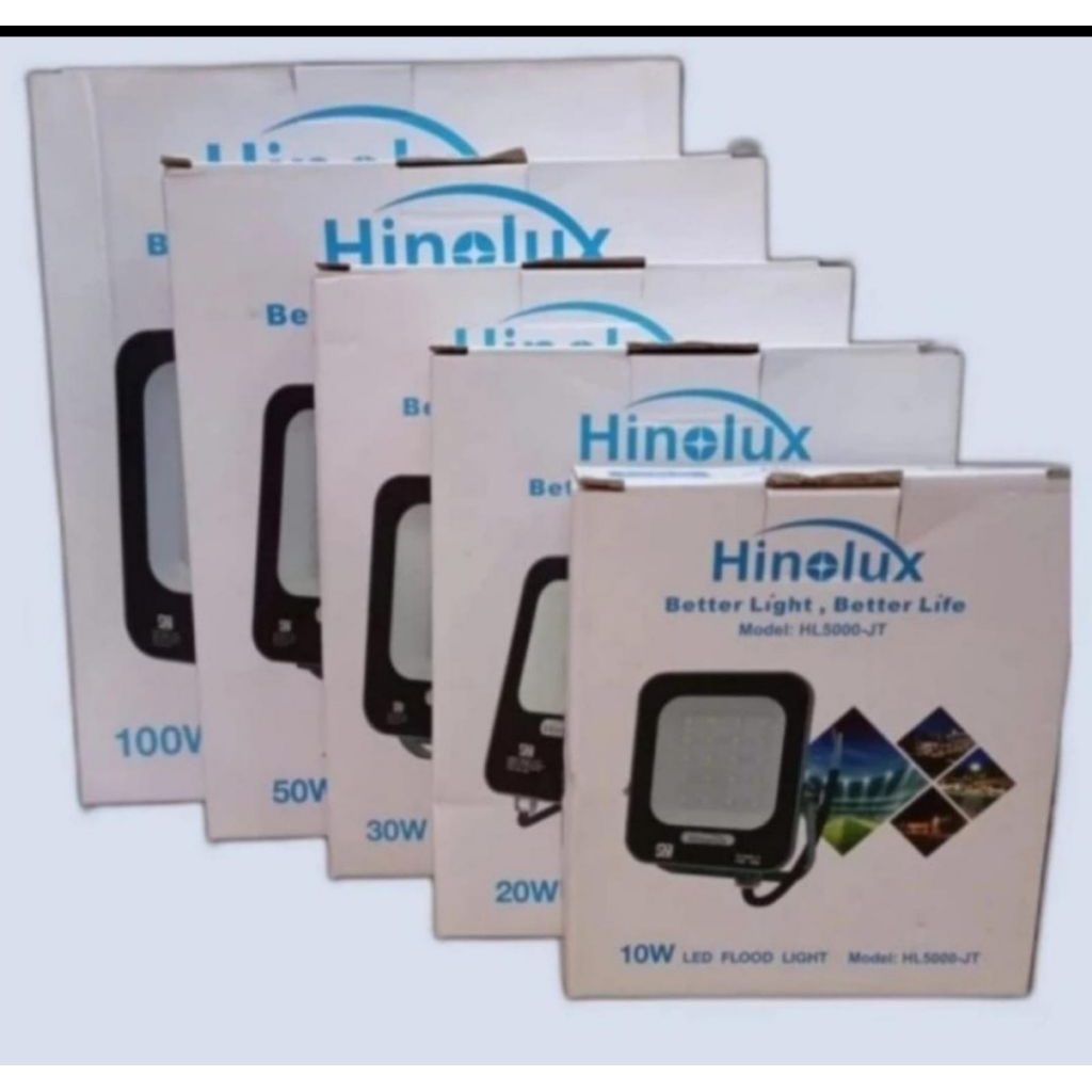 Lampu Sorot LED 100watt 150watt 200watt Flood Light Tembak IP66 Hinolux