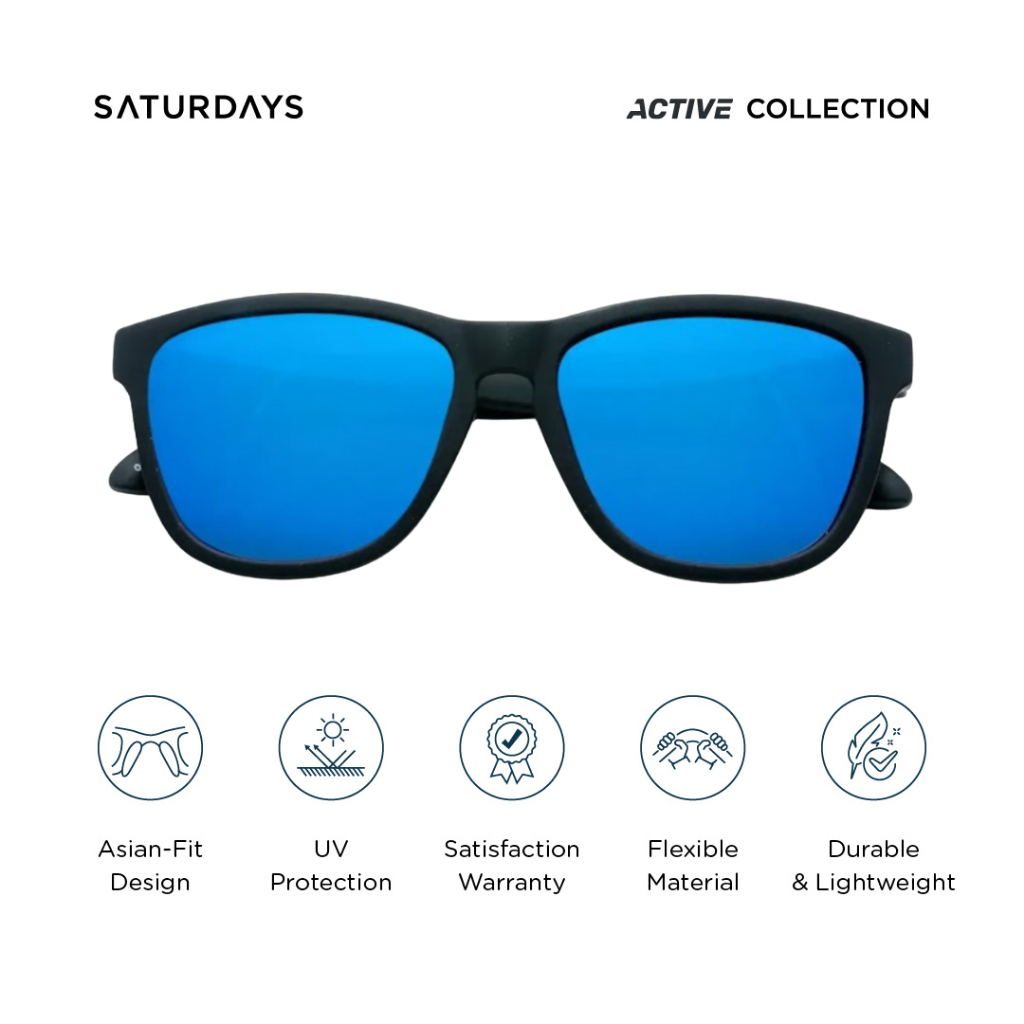 SATURDAYS - Axis Sport Sunglasses Kacamata Hitam Olahraga Pria & Wanita