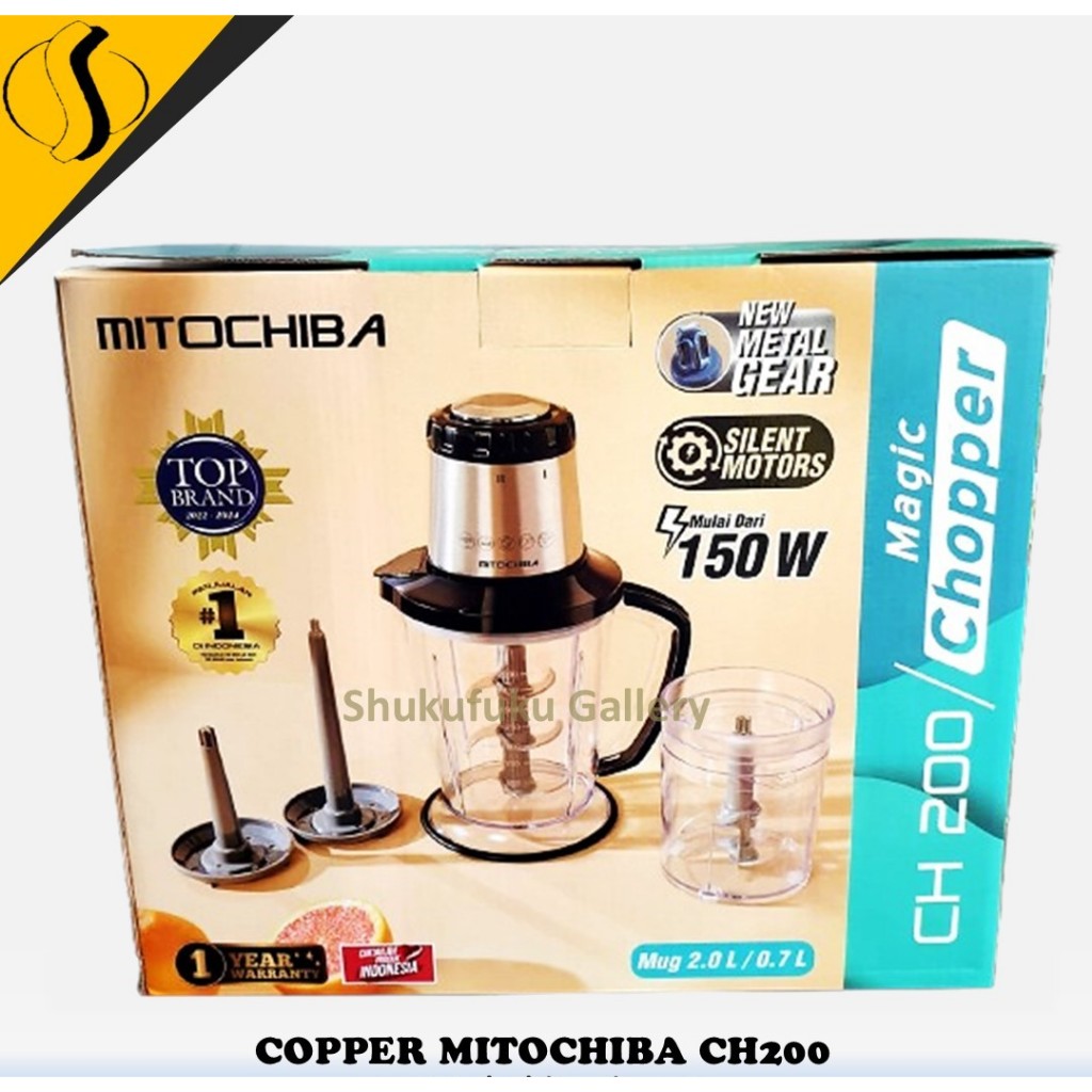 COPPER MITOCHIBA CH200/MAGIC CHOPPER MITOCHIBA CH200/MESIN PELUMAT DAGING MITOCHIBA CH200