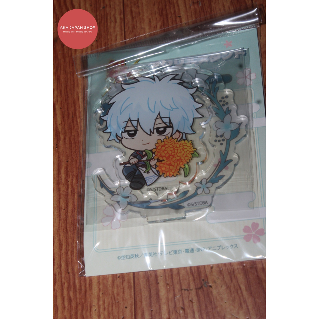 Gintama Figure Acrylic Stand Birth Flowers Gintoki Sakata