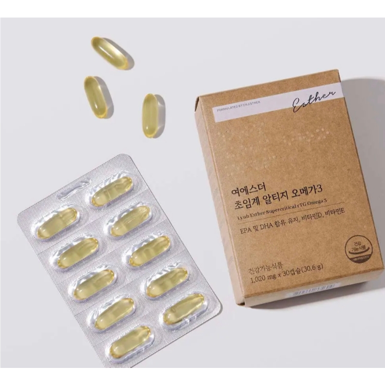 Esther Formula Lyuh Esther Supercritical rTG Omega 3 30 pcs