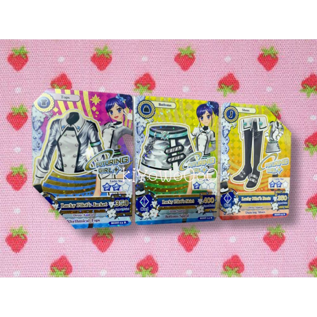 Kartu Aikatsu Set Futuring Girl Aoi Lucky pilot's (BESTCARD)