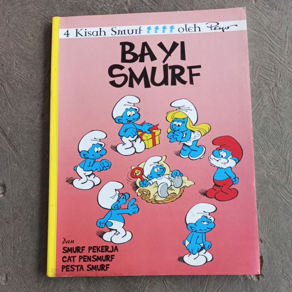 Buku BAYI SMURF Dan Smurf Pekerja Cat PenSmurf Pesta Smurf