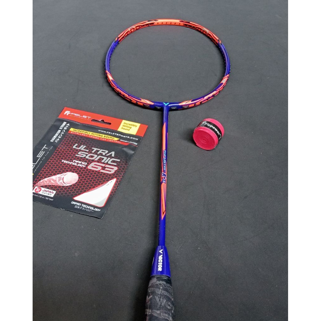 Raket badminton bulutangkis bekas second original victor thruster k15