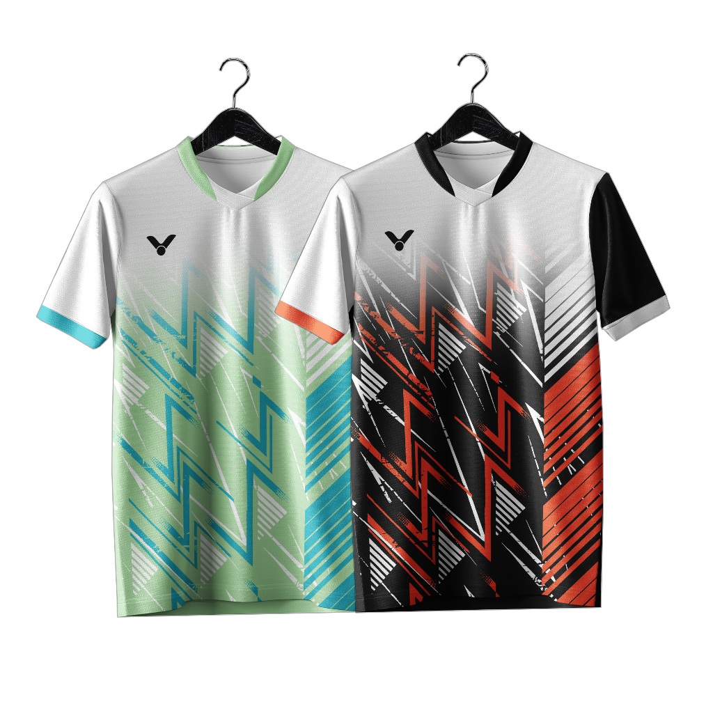Jersey Badminton Victor Indonesia Free Request Nama Punggung Drifit Premium ABsport
