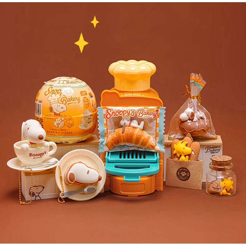 PREORDER Snoopy Bakery Series – Blind Box Gantungan & Pajangan Lucu Snoopy