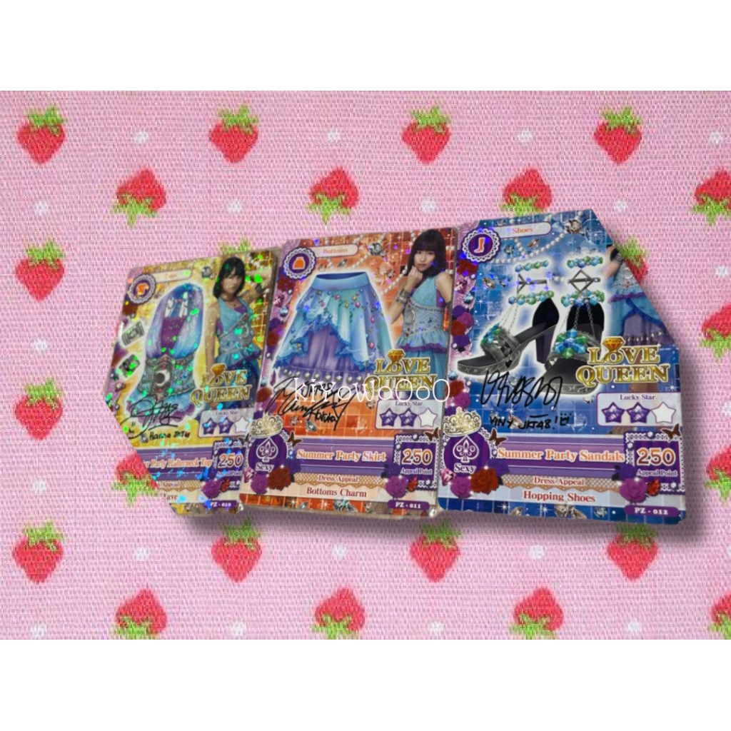 Kartu Aikatsu Set JKT48 Card Love Queen Summer Party
