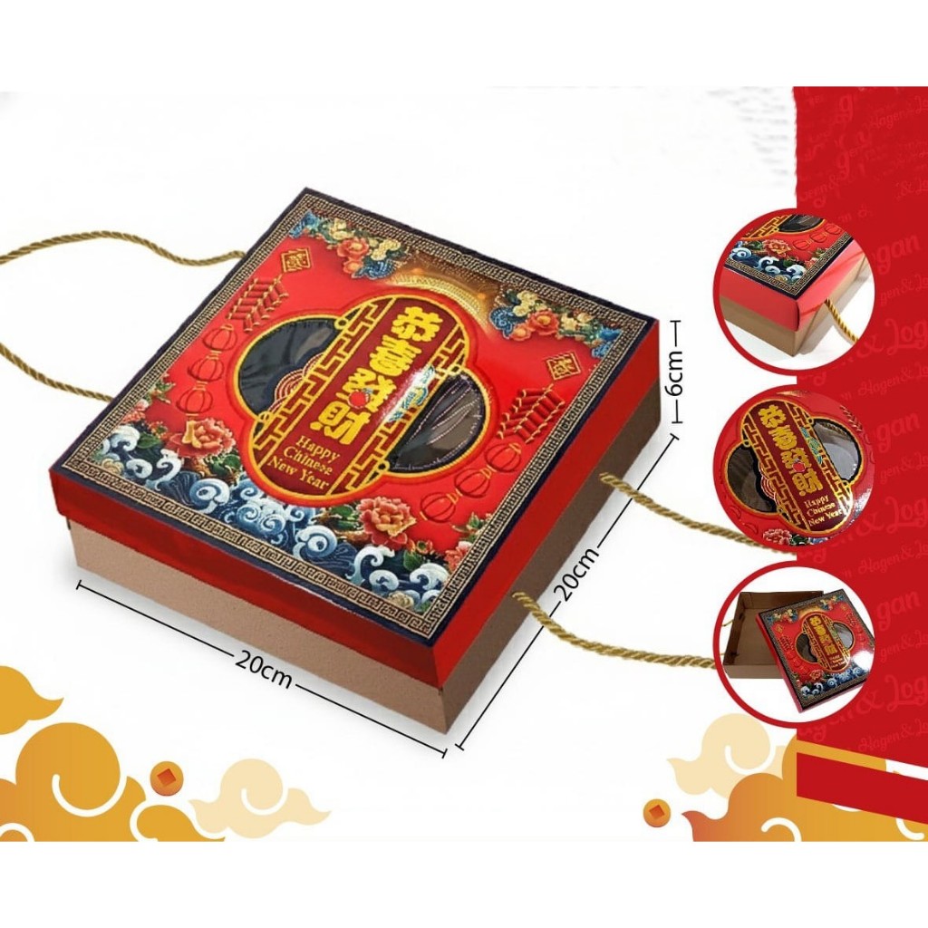 CNY Hampers Box / Kotak Hampers Imlek Autumn