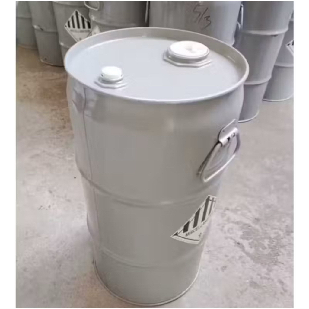 Drum besi kaleng 30 liter bekas parfum mulus