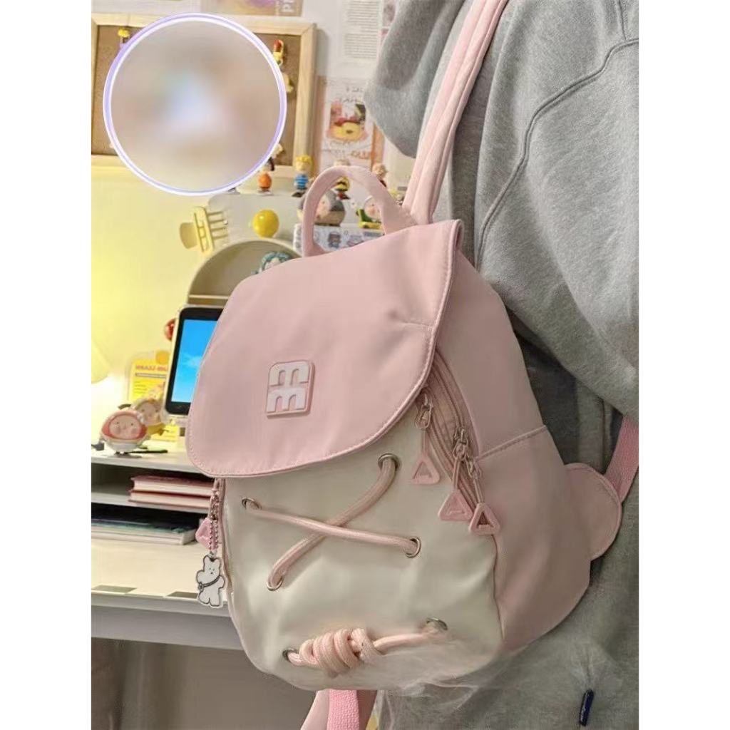 Tas Ransel Wanita Korea/Tas Sekolah Perempuan/Tas Ransel Wanita Besar/Tas Sekolah lucu Wanita/Ransel
