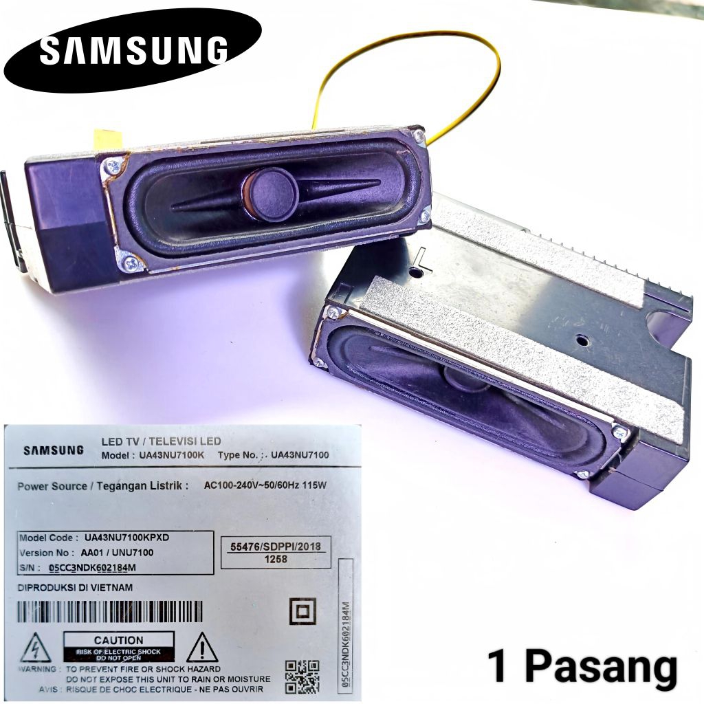 1Pasang Speaker SAMSUNG TV LED 32-55 inch Original Model Seri UA