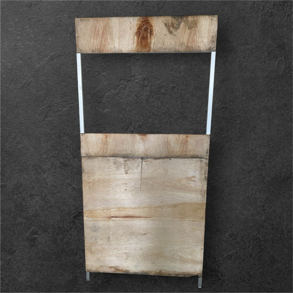 Booth portable lipat event desk gerobak lipat polos